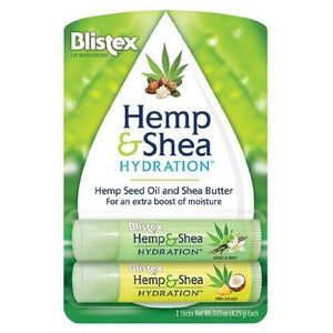 Blistex Hemp & Shea Hydration Lip Moisturizer NWT